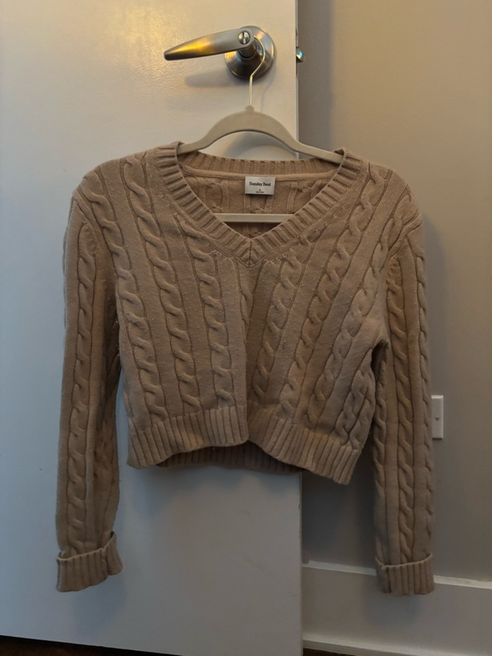 Aritzia- Sunday Best Cable Knit Sweater